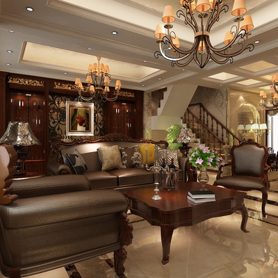 室內外家裝裝修裝潢別墅3D效果圖CAD施工圖設計服務